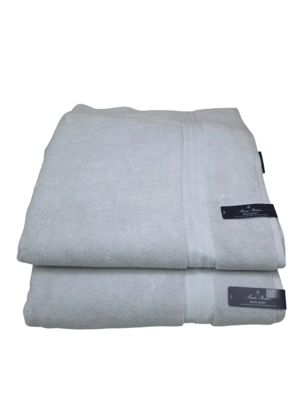 Brooks Brothers2 pk Bath Sheet Towel Oversized 36